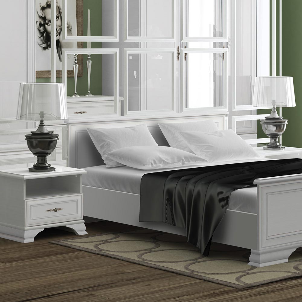 Read more about the article Białe łóżko, symbol czystości i spokoju w sypialni
