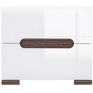 Szafka nocna biała połysk MDF 50 SYDNEY