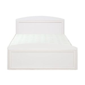 Łóżko dla dziecka białe stelaż 120 cm PALERMO