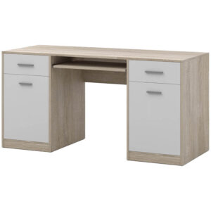 Biurko komputerowe sonoma białe 150 LUCAS