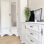 szafa narożna biała