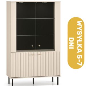 Witryna do salonu kaszmir LED 92 cm CANADA - bestseller