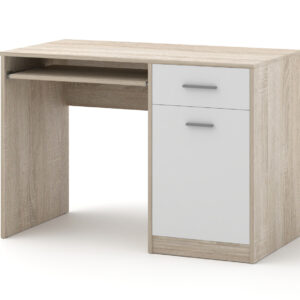 Biurko komputerowe sonoma białe 120 LUCAS - bestseller