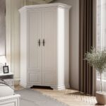 szafa narożna biała