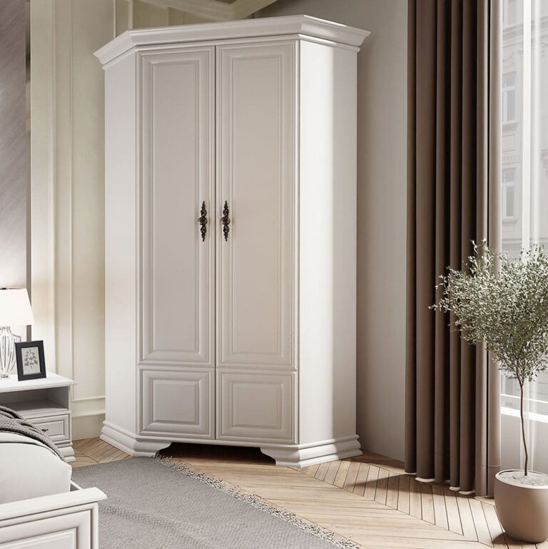 szafa narożna biała