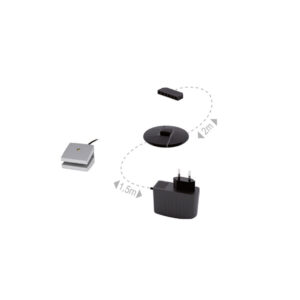 Oświetlenie LED z zasilaczem naturalne białe 1 punktowe do szklanych półek