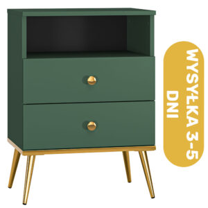 Szafka nocna kredowy zielony 50 cm ECCO 2