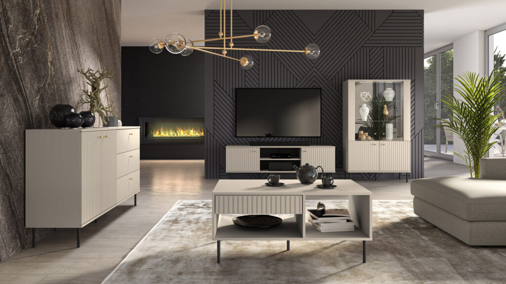 białe meble do salonu