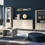 witryna do salonu biała