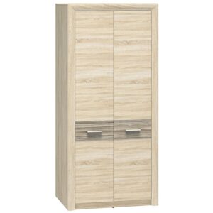 Szafa ubraniowa dąb sonoma MDF trufel 92 cm SOLVER