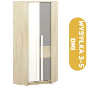 Szafa narożna 3 kolory buk Fjord 82 cm VAGO