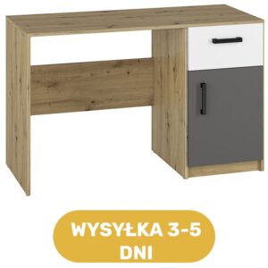 Biurko komputerowe dąb Artisan 120 cm KENT
