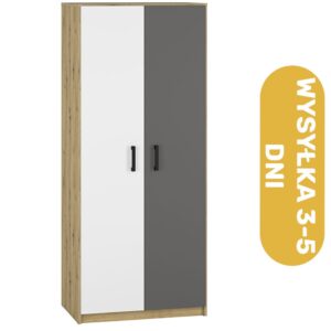 Szafa na płaszcze dąb Artisan 80 cm KENT