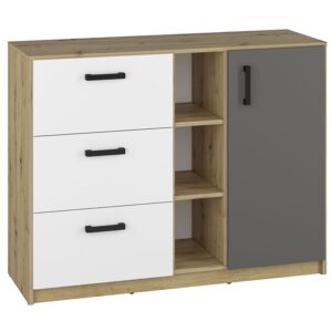 Komoda dąb Artisan 120 cm KENT - bestseller