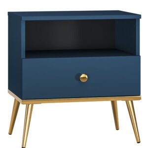 Szafka nocna kredowy niebieski 50 cm INDYGO