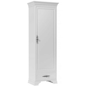 Regał zamykany biały w stylu prowansalskim 70 cm WERSAL