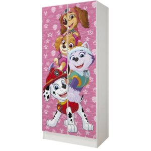 Psi Patrol szafa dla dziecka 70 cm Skye Chase Marshall Rubble 11 nadruk UV