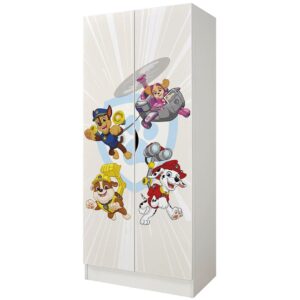 Psi Patrol szafa dla dziecka 70 cm Skye Chase Marshall Rubble 12 nadruk UV