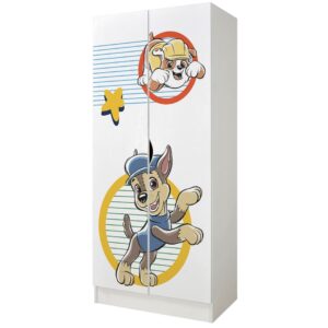 Psi Patrol szafa dla dziecka 70 cm Skye Chase Marshall Rubble 13 nadruk UV