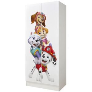 Psi Patrol szafa dla dziecka 70 cm Skye Chase Marshall Rubble 08 nadruk UV