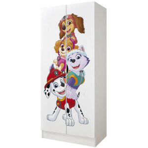 Psi Patrol szafa dla dziecka 70 cm Skye Chase Marshall Rubble 09 nadruk UV
