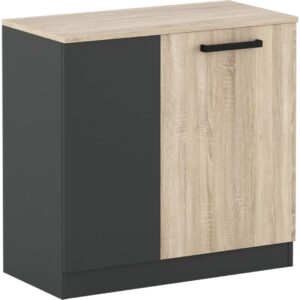 Komoda sonoma antracyt 80 cm BRENT 2