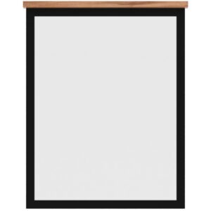 Lustro w stylu LOFT dąb tacho/czarny 62 cm CHOS