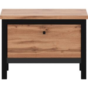 Szafka na buty w stylu LOFT dąb tacho/czarny 56 cm CHOS