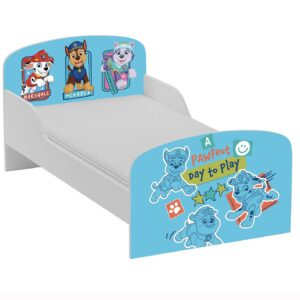 Łóżko dla dziecka z materacem 140x70 Chase Marshall Rubble 01 Psi Patrol