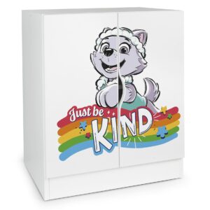 Komoda dla dziecka 60 cm biała Psi Patrol Everest