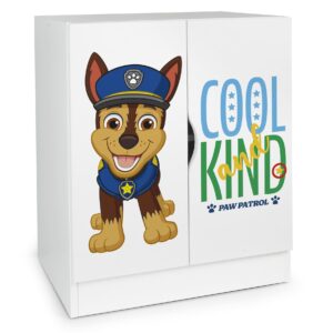 Komoda dla dziecka 60 cm biała Psi Patrol Chase