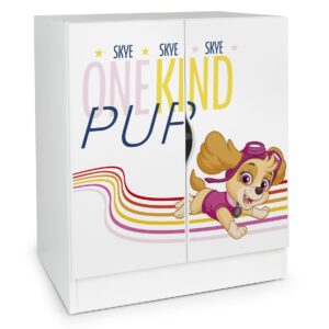 Komoda dla dziecka 60 cm biała Psi Patrol Skye 01