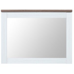 Lustro poziome w ramie sosna kanionowa trufla 103 cm BERGEN