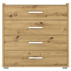 Komoda z szufladami LOFT dąb Artisan 90 cm AMBER